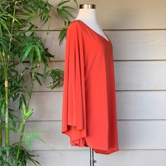 🎉Antthony Rust Butterfly Sleeve Oversized Top - Picture 2 of 7